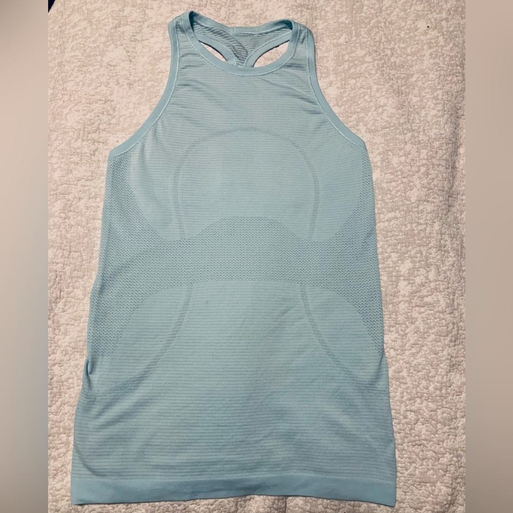 lululemon athletica Blue Tank Top